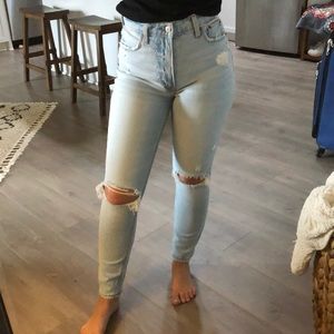 Abercrombie and Fitch. The skinny high rise.